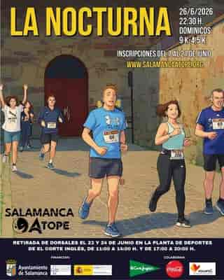 Carrera Nocturna Salamanca a Tope 2026 en Salamanca (8.6km, 4.3km)