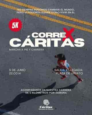 I Carrera y Marcha Nocturna Solidaria Corre por Cáritas Zamora en Zamora (5km, 5km)