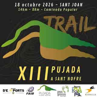 XIII Pujada a Sant Nofre 2026 en Sant Joan (13km, 7km, 5km)