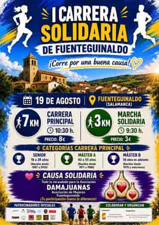 I Carrera Solidaria de Fuenteguinaldo en Fuenteguinaldo (7km, 3km)