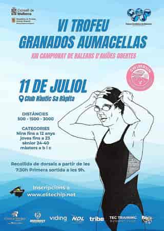 XIII Campionat de Balears d'Aigües Obertes 2026 en La Rápita-Campos (500m, 1500m, 3000m, 3000m, 3000m, 3000m)