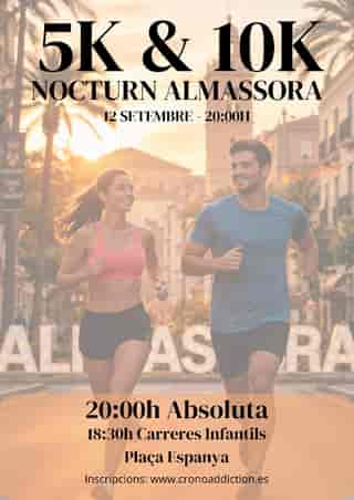 I 5K y V 10K NOCTURNO ALMASSORA en Castelló de la Plana (5km, 10km)