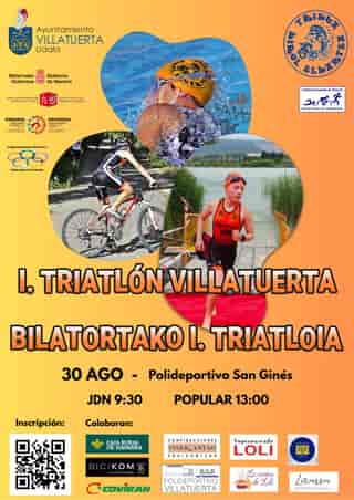 I Triatlón de Villatuerta JDN en Villatuerta (10.8km, 7.95km, 5.1km, 2.4km)
