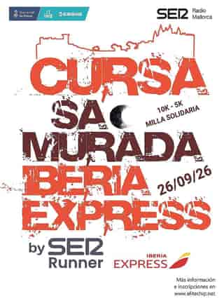XII Cursa Sa Murada Iberia Express - Ser Runner 2026 en Palma (1.609km, 5km, 10km)