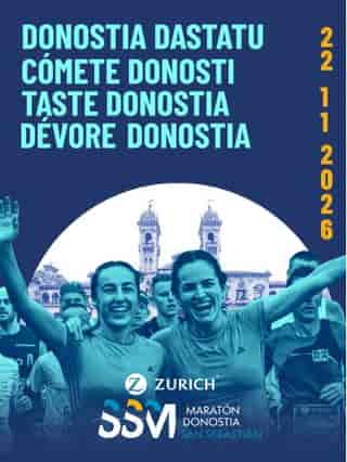ZURICH MARATON DONOSTIA SAN SEBASTIAN 2026 en Donostia / San Sebastián (42.195km)