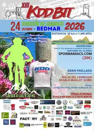 XIII KDD BTT Torreón de Cuadros en Bedmar (39km, 32km)