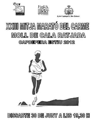 XXIII Mitja Marató del Carme 2012 en Capdepera (21.097km)