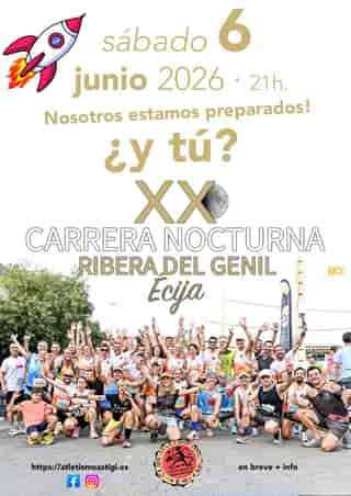 XX Carrera Nocturna Ribera Genil en Écija (8km)