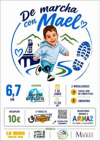 DE MARCHA CON MAEL en Mieres (6.7km, 6.7km)