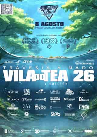 X TRAVESÍA VILA DO TEA 2026 en Ponteareas (3.6km, 3.6km, 0.3km, 0.3km, 1.2km, 0.6km, 0.6km, 0.3km, 0.3km, 0.1km, 0.1km, 0.3km)
