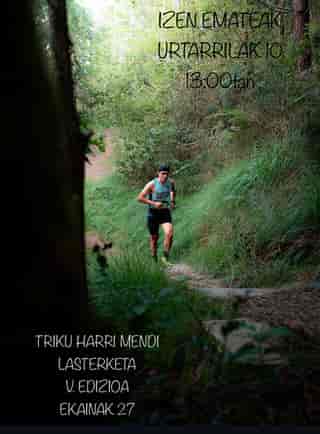 V. TRIKU HARRI MENDI LASTERKETA en Villabona (24km, 12km)