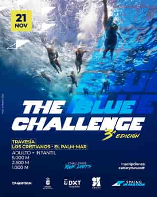 The Blue Challenge (III Travesía a Nado) en Av. el Palm-Mar, 38632, Santa Cruz de Tenerife, España (5km, 2.5km, 1km)