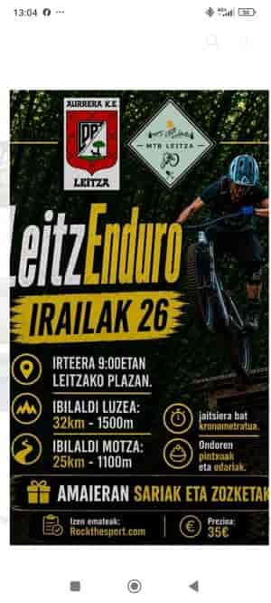 LeitzEnduro en Leitza (32km, 25km)