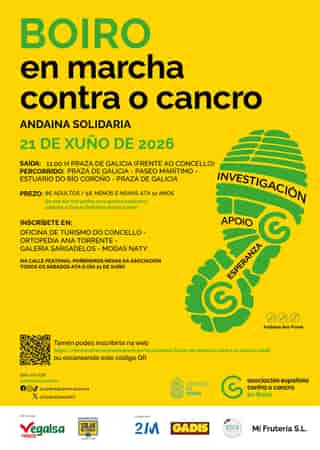 Boiro en Marcha Contra o Cancro en Boiro (3km)