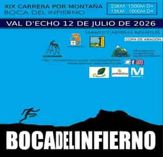 BOCA DEL INFIERNO 2026 en Huesca (25km, 15km, 7km, 4km)