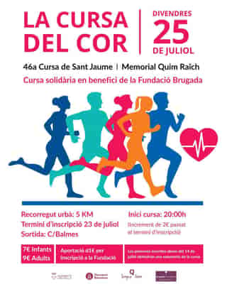La Cursa del Cor - 46a Cursa de Sant Jaume | Memorial Quim Raïch en Gironella (5km)