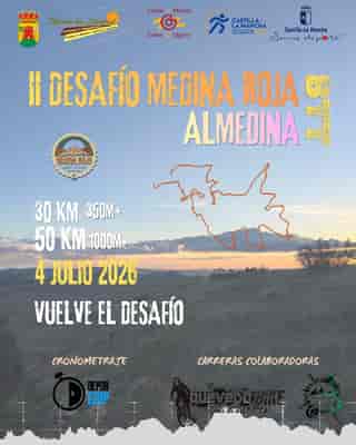 II DESAFÍO MEDINA ROJA MTB ALMEDINA en Almedina (50km, 30km)