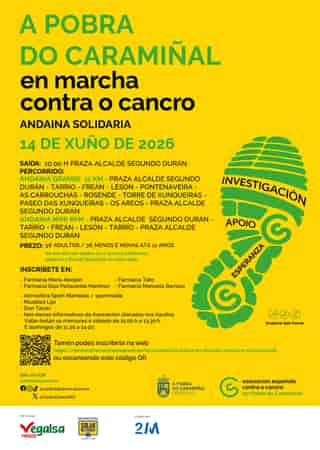 A Pobra do Caramiñal en marcha contra o cancro en A Pobra do Caramiñal (11km, 6km)