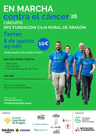 EN MARCHA CONTRA EL CÁNCER '26 - CIRCUITO DPZ FUNDACIÓN CAJA RURAL DE ARAGÓN TERRER en Terrer (5km)