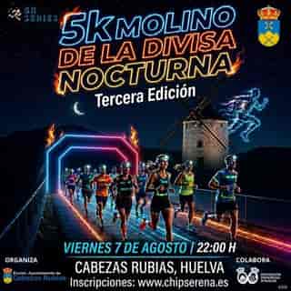 III 5K Molino de la Divisa Nocturna en Cabezas Rubias (5km)