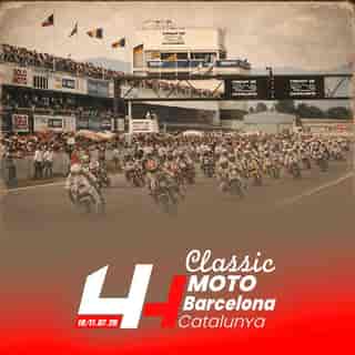 4H Moto Classic Barcelona Catalunya en Carrer Mas Moreneta, 08160, Barcelona, España (4hours)