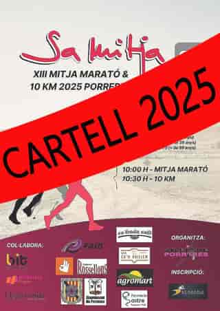 XIV Mitja Marató de Porreres 2026 en Porreres (21.097km, 10km)
