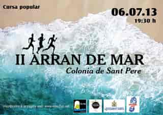 II Cursa Arran de Mar 2013 en Colònia de Sant Pere (5km, 10km)