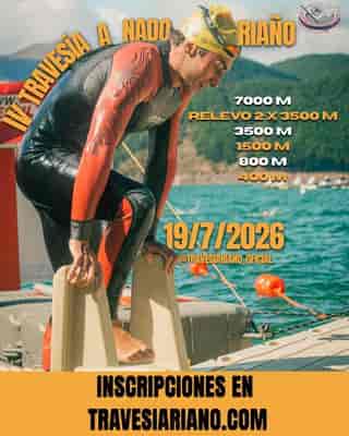 IV TRAVESÍA DE AGUAS ABIERTAS EMBALSE DE RIAÑO en Riaño (7000m, 7000m, 3500m, 1500m, 800m, 400m)