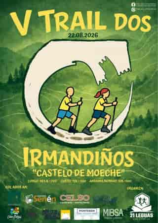 V Trail dos Irmandiños Castelo de Moeche en Ferrol (16.5km, 12km, 16.5km, 12km, 1.5km, 0.8km, 0.1km)