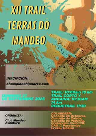 XII TRAIL TERRAS DO MANDEO en Betanzos (23km, 13km, 14km)