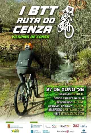 I BTT Ruta do Cenza en Villarino de Conso (44.5km, 36.4km)