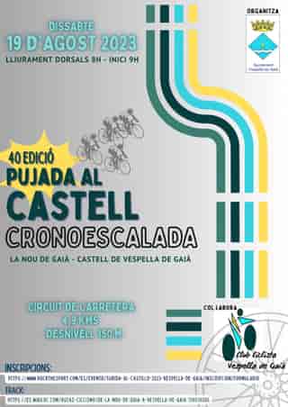 40a Edició Pujada al Castell Cronoescalada en Vespella de Gaià (4.9km)