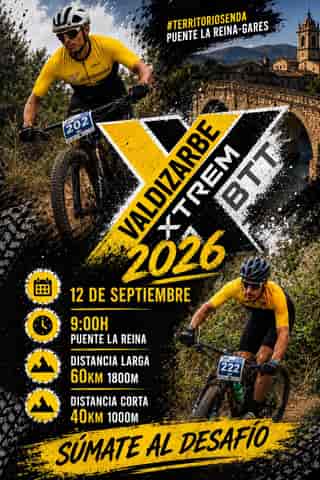 Valdizarbe Xtrem BTT 2026 en Puente la Reina (60km, 40km)