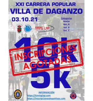 21 CARRERA POPULAR VILLA DE DAGANZO 10K en Daganzo de Arriba (10km, 5km)
