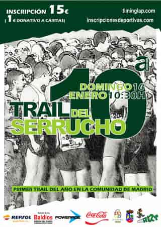 TRAIL DEL SERRUCHO 10 en Alalpardo (10km)