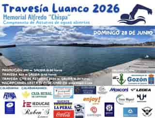TRAVESIA LUANCO – MEMORIAL ALFREDO EL CHISPA 2026 en Luanco (200meters, 800meters, 2500meters)