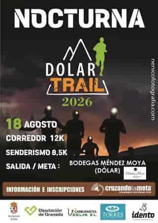 NOCTURNA DOLAR TRAIL 2026 en Dólar (12.5km, 8.8km)