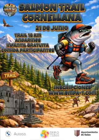 SALMÓN TRAIL CORNELLANA 2026 en Salas (15km, 8km, 2km)