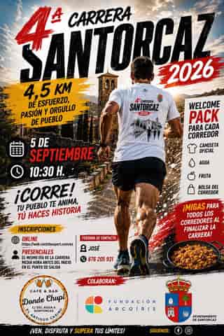 4ª Carrera Santorcaz 2026 en Santorcaz (4.5km)
