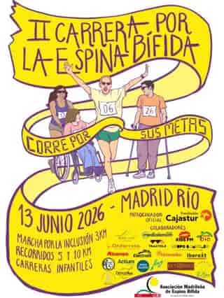 II Carrera por la Espina Bífida en Madrid (10km, 5km, 3km, 0.5km)