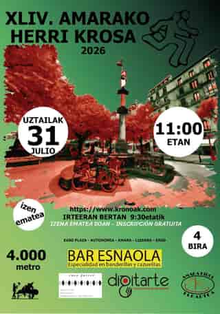 XLIV. AMARAKO HERRI KROSA en Donostia / San Sebastián (4000meter)