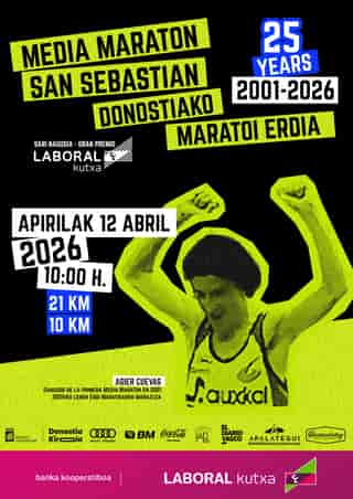 XXV Media Maratón San Sebastián 2026 en Donostia / San Sebastián (10km, 21km)