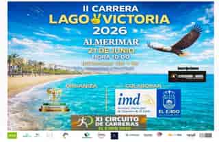 II CARRERA LAGO VICTORIA ALMERIMAR C.D. AGUILERA en Almerimar (10km, 5km, 50m, 200m, 400m, 1000m, 1000m, 1000m)