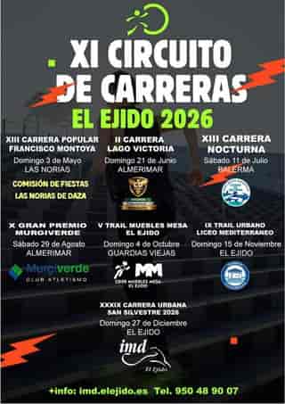 XI CIRCUITO DE CARRERAS EL EJIDO 2026 - X GRAN PREMIO MURGIVERDE en El Ejido (10km, 5km)