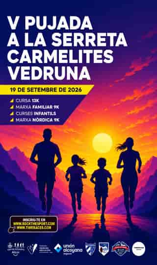 V Pujada a la Serreta Carmelites Vedruna en Alcoi (13km, 9km, 9km)