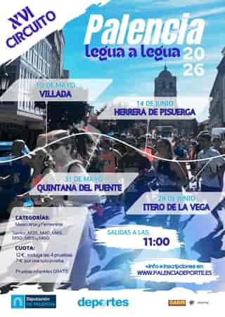 Palencia legua a legua 2026 - Itero de la Vega en Itero de la Vega (1miles, 0.5miles)