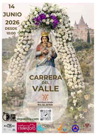 CARRERA DEL VALLE 2026 en Toledo, España (7.5km)