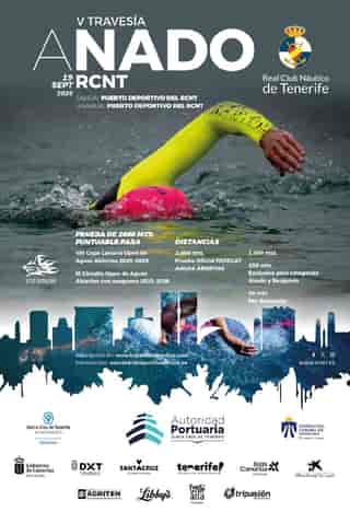 V TRAVESÍA A NADO RCNT en Santa Cruz de Tenerife (2km, 1km, 0.2km, 0.05km)