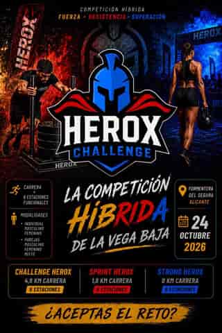HeroX Challenge Formentera de Segura 2026 en Formentera del Segura (4.8km, 4.8km, 1.6km, 1.6km)