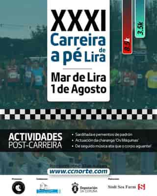 XXXI CARREIRA A PÉ - LIRA en Carnota (0.2km, 0.6km, 1.5km, 3.5km, 3.5km, 8.5km)